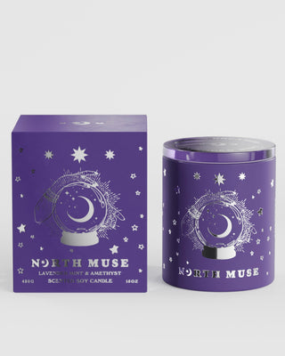 Cosmic Dreamer Candle · Lavender & Mint · Amethyst