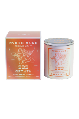 333 Candle ·  Blood Orange · Citrine