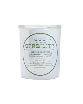 444 Candle · Coconut Lime · Aventurine