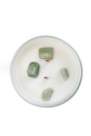 444 Candle · Coconut Lime · Aventurine