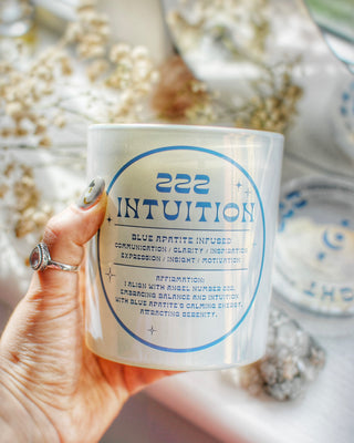 222 Candle · Peony Pearl · Blue Apatite