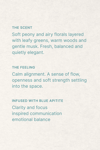 222 Candle · Peony Pearl · Blue Apatite